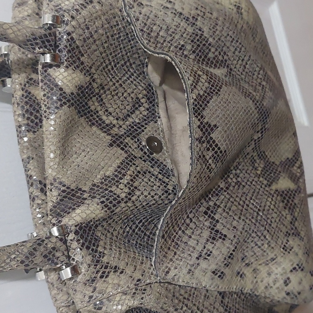 Michael Kors Snakeskin Satchel - Picture 7 of 12